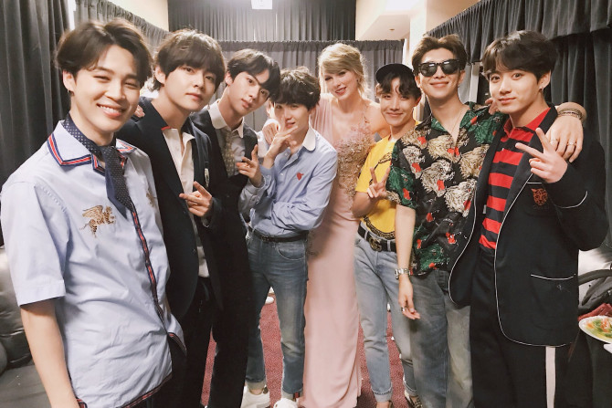 Taylor Swift with BTS