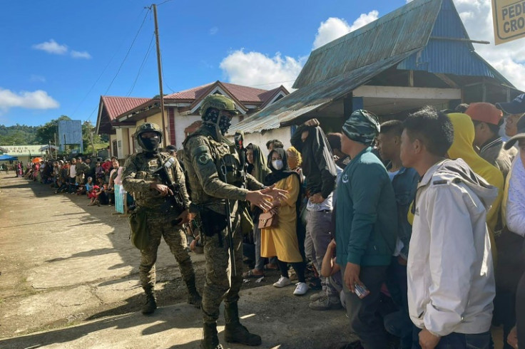 Security forces were on high alert across the Philippines for the village elections