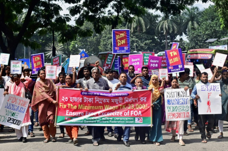 Garment workers protest often in Bangladesh, where the industry accounts for 85 percent of the country's $55 billion in annual exports