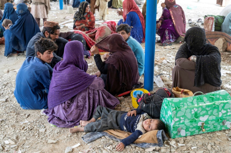 About 1,000 families were processed on Monday, an official said, leaving another 400 still waiting