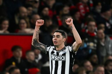 Miguel Almiron opened the scoring in Newcastle's 3-0 win over Manchester United