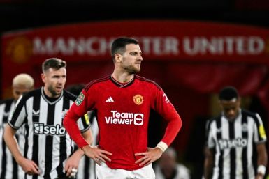 Manchester United defender Diogo Dalot during their loss to Newcastle