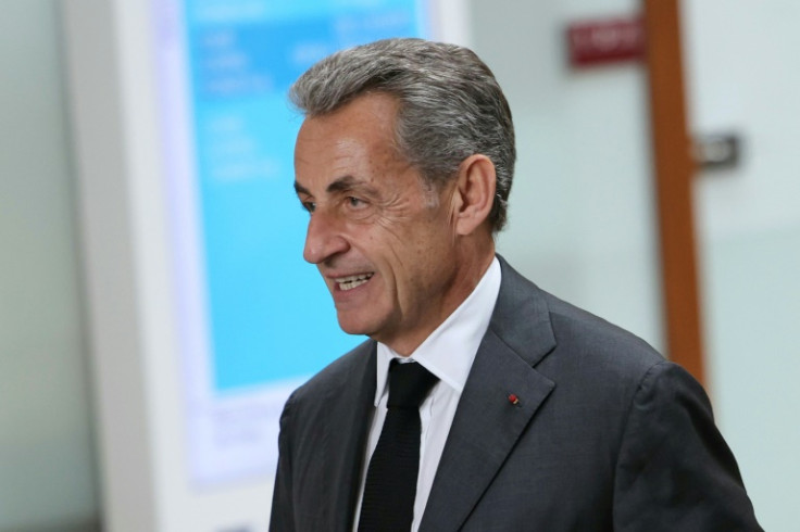 Nicolas Sarkozy appeared in person for the hearing