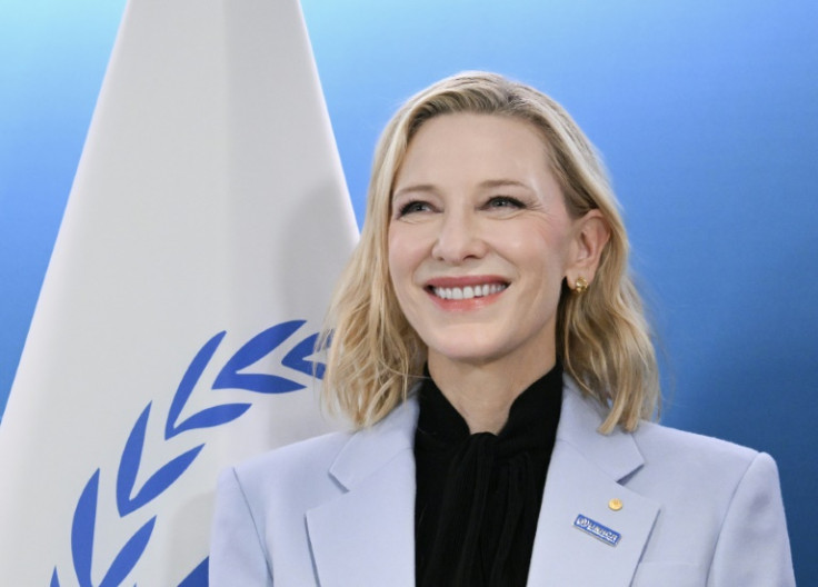 Australian actress, and UNHCR Goodwill Ambassador Cate Blanchett reiterated a call for an 'immediate humanitarian ceasefire' in Gaza