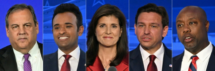 Five Republican presidential candidates will debate on stage in Miami