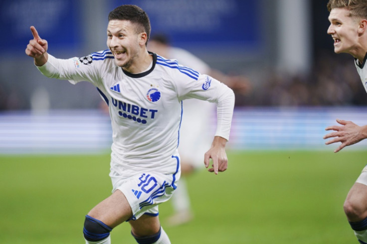 Teenager Roony Bardghji (left) scored the winner in FC Copenhagen's 4-3 win over Manchester United