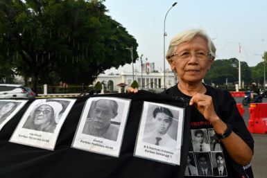 Maria Catarina Sumarsih holds weekly protests near Indonesia's presidential palace seeking justice for her son, who was killed by the army