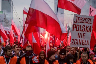 The far right rally on Poland's independence day saw calls for a 'Polexit', after Britain's Brexit from the EU from January 2020