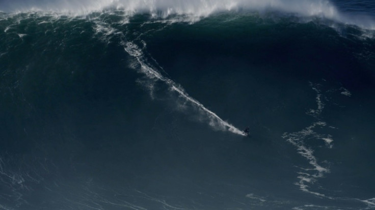 Germany's surfer Sebastian Steudtner harnesses technology to chase a new world record