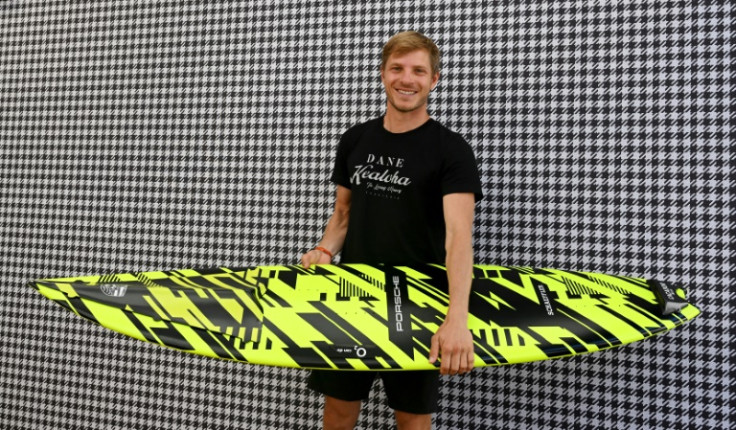 Porsche and Schaeffler made Sebastian Steudtner's new surfboard