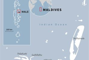 Map of the Maldives