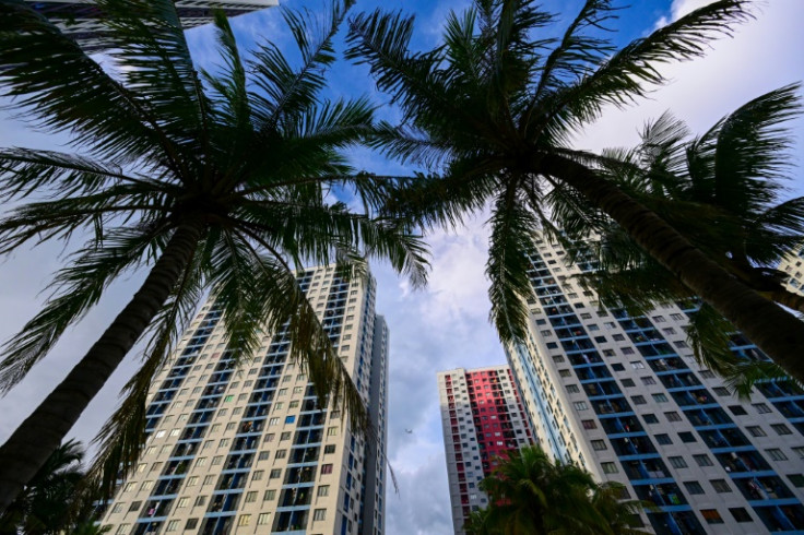 China has funded major infrastructure projects in the Maldives, including these apartment blocks in Hulhumale