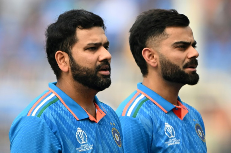 Centre of attention: India captain Rohit Sharma (left) and Virat Kohli