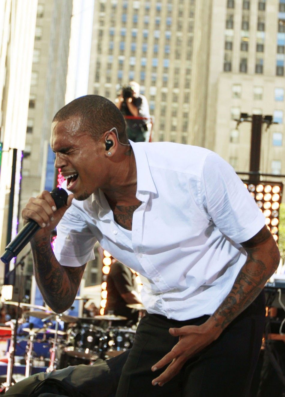 Chris Brown on NBCs Today Show in New York