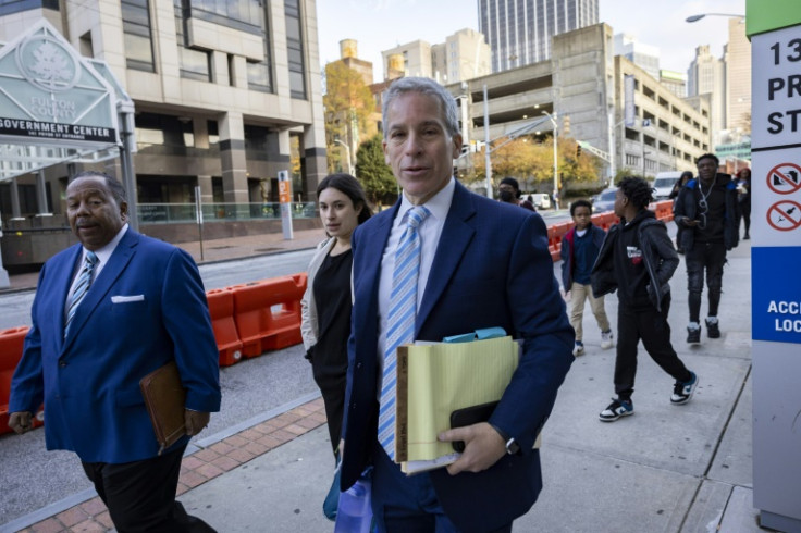 Brian Steel, attorney for rapper Young Thug, arrives at the Fulton County Courthouse