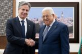 Blinken also travelled to the seat of the Palestinian Authority in the West Bank city of Ramallah for talks with president Mahmud Abbas