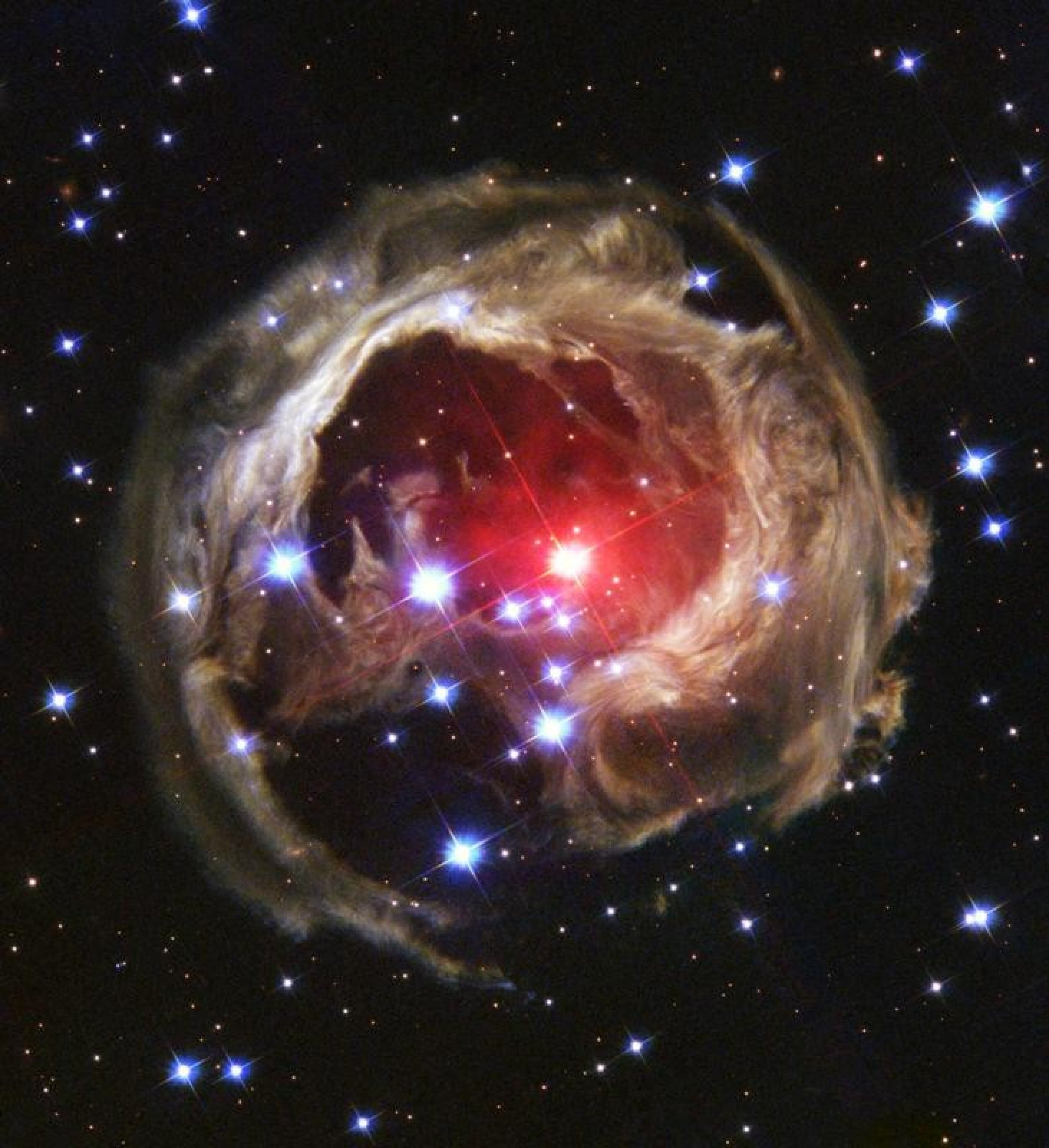 quotLight Echoquot Illuminates Dust Around Supergiant Star V838 Monocerotis