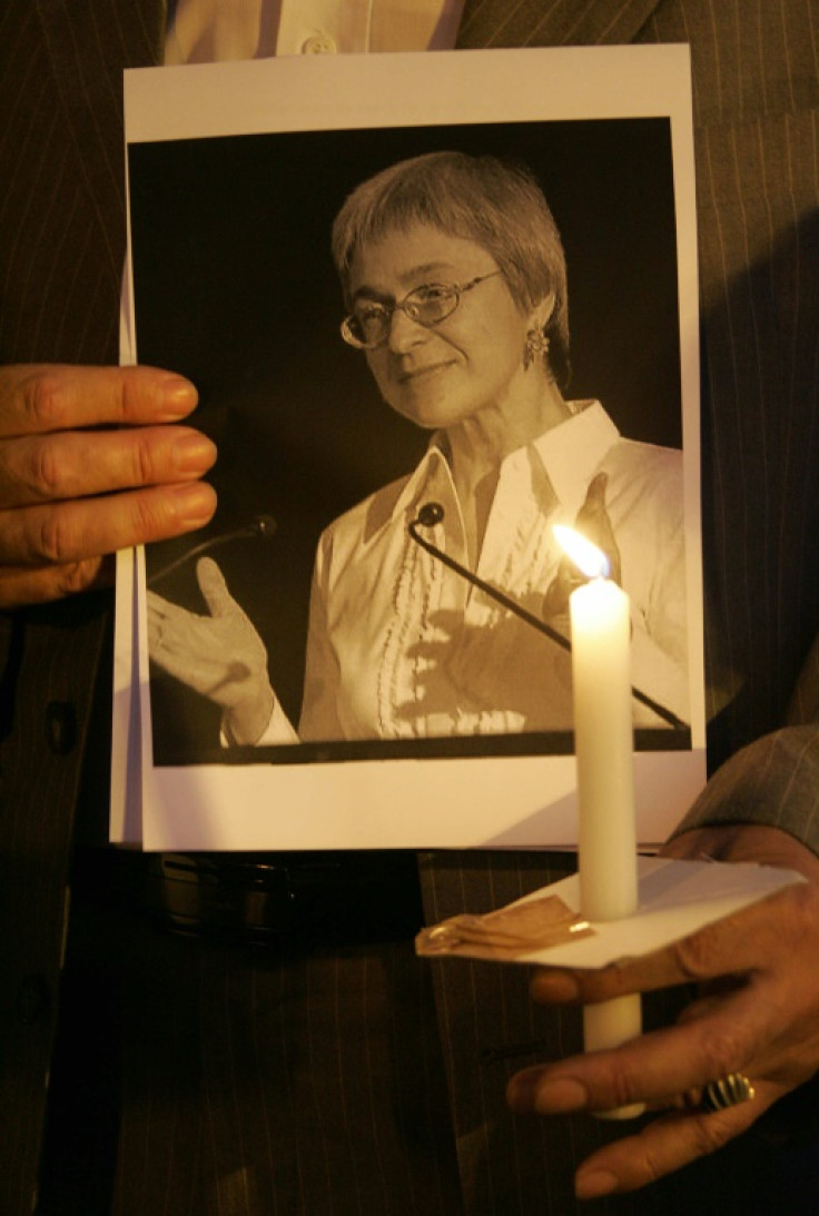 Investigative journalist Anna Politkovskaya was murdered in 2006