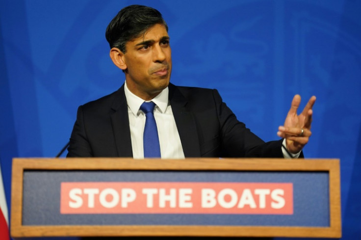 Rishi Sunak Sunak's inquiry appearance comes as his government struggles to regain the initiative over its stalled policy to control immigration