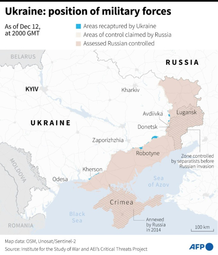Ukraine: position of military forces