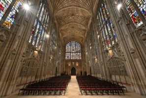 King's College Chapel boasts the largest fan vault in Europe and exceptional acoustics