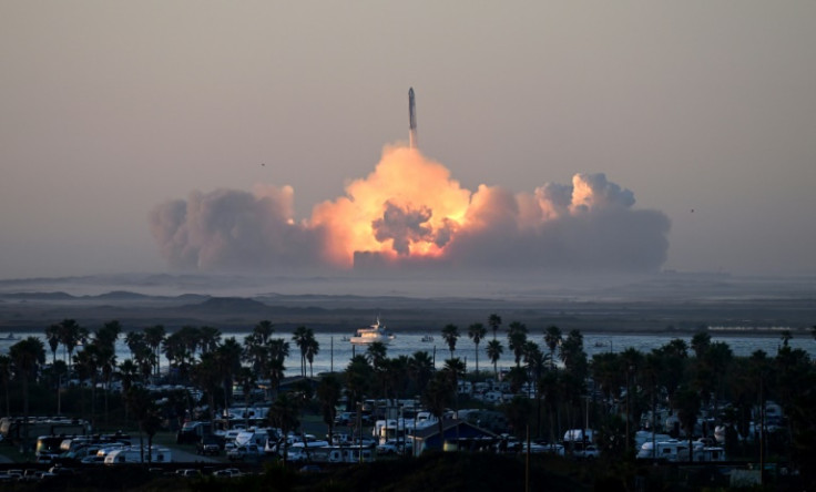 -- AFP PICTURES OF THE YEAR 2023 --SpaceX's Starship rocket launches from Starbase during its second test flight in Boca Chica, Texas, on November 18, 2023. SpaceX on November 18, 2023, carried out the second test launch of Starship, the largest rocket 