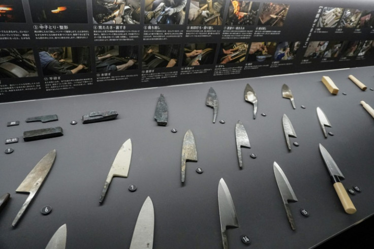 A knife is 'the soul of a chef', knife company owner Ryoyo Yamawaki told AFP