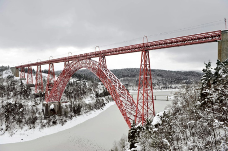 The Garabit Viaduct in Cantal, France, designed by French engineer Gustave Eiffell