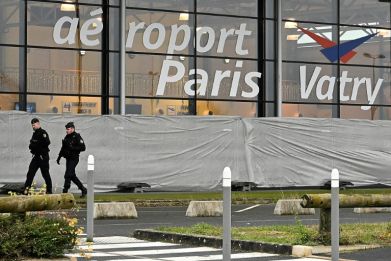 The passengers were held at the small French airport for days
