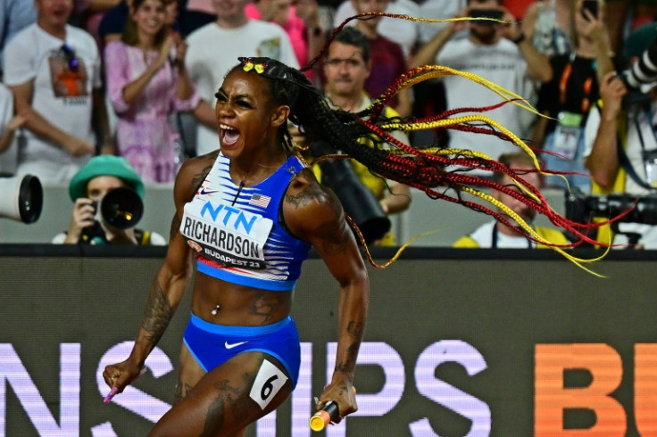 Sha'Carri Richardson powered to a surprise victory in the women's world 100m final