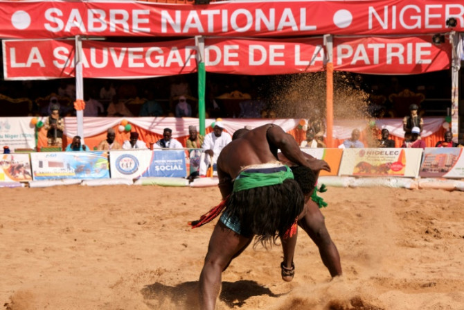 This year's traditional wrestling tournament completes a troubled year for coup-struck Niger
