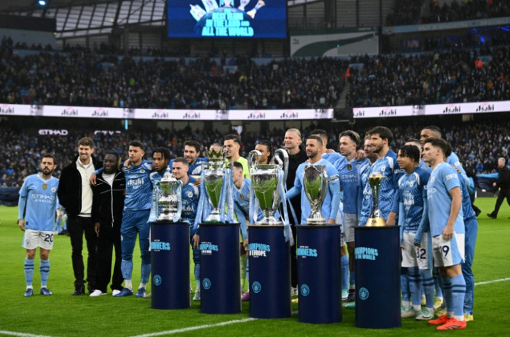 Manchester City won five trophies in 2023