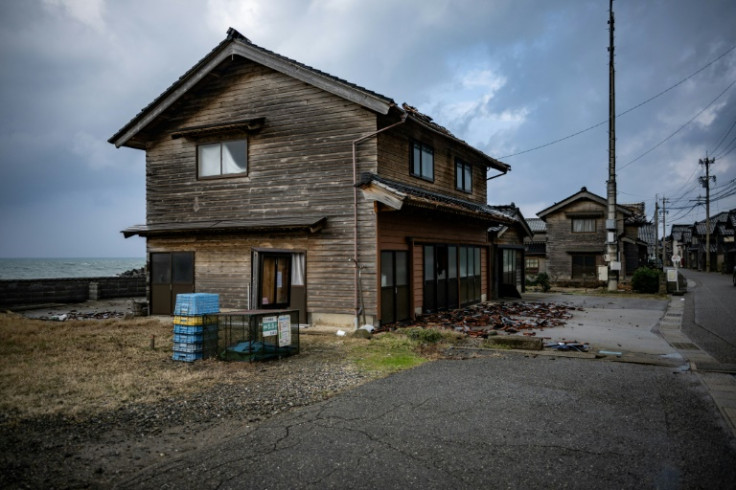 Thanks to their unique architecture, houses in Akasaki village withstood the New Year's Day earthquake that was centred just kilometres away