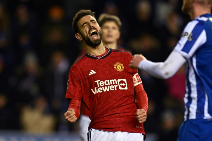 Bruno Fernandes scored in Man Utd's 2-0 FA Cup win at Wigan on Monday