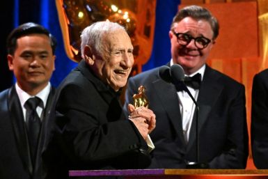 Mel Brooks accepted a lifetime achievement Oscar at the Governors Awards in Hollywood