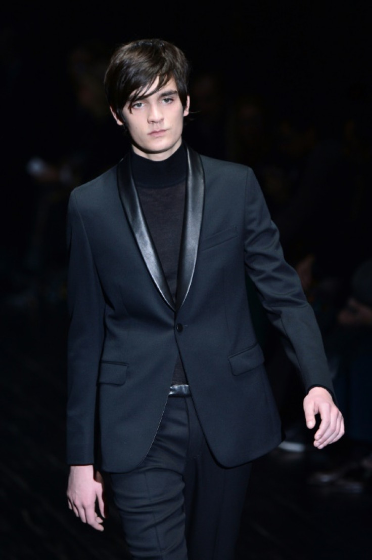 Alain-Fabien Delon, here modelling for Gucci in 2014, has filed a complaint against Anouchka