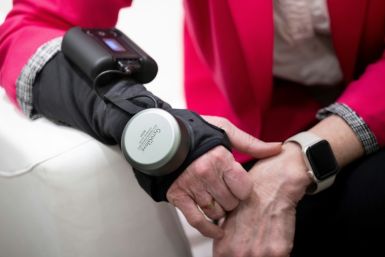 A GyroGlove that counters tremors caused by Parkinson's disease contains inner workings that spin faster than a jet turbine, and its creators at GyroGear are keen to reduce its size in future versions