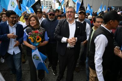 Guatemalan president-elect Bernardo Arevalo and vice president-elect Karin Herrera are due to be sworn in on Sunday