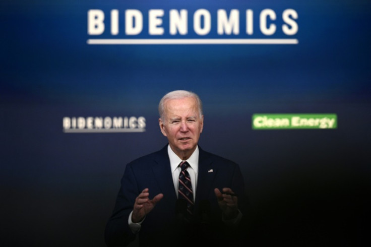 US President Joe Biden has said more work needs to be done on lowering prices for Americans