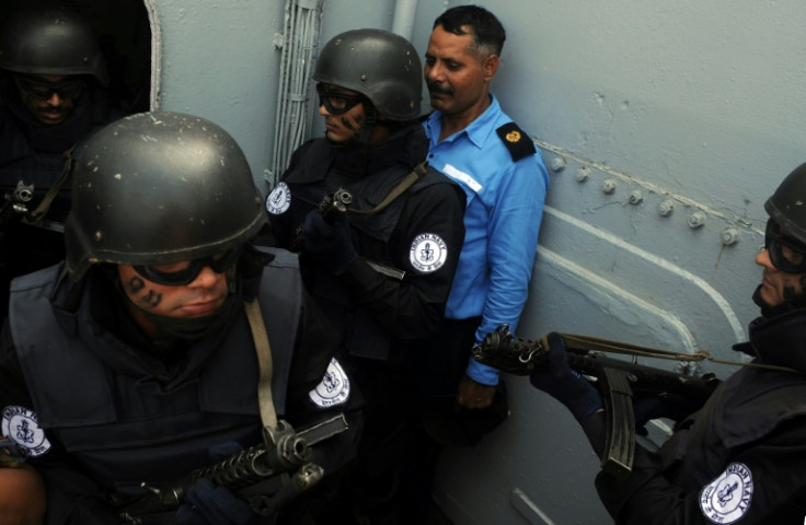 Indian marine commandos, like this pictured during training in 2011, have been deployed in anti-piracy operations in the Arabian Sea