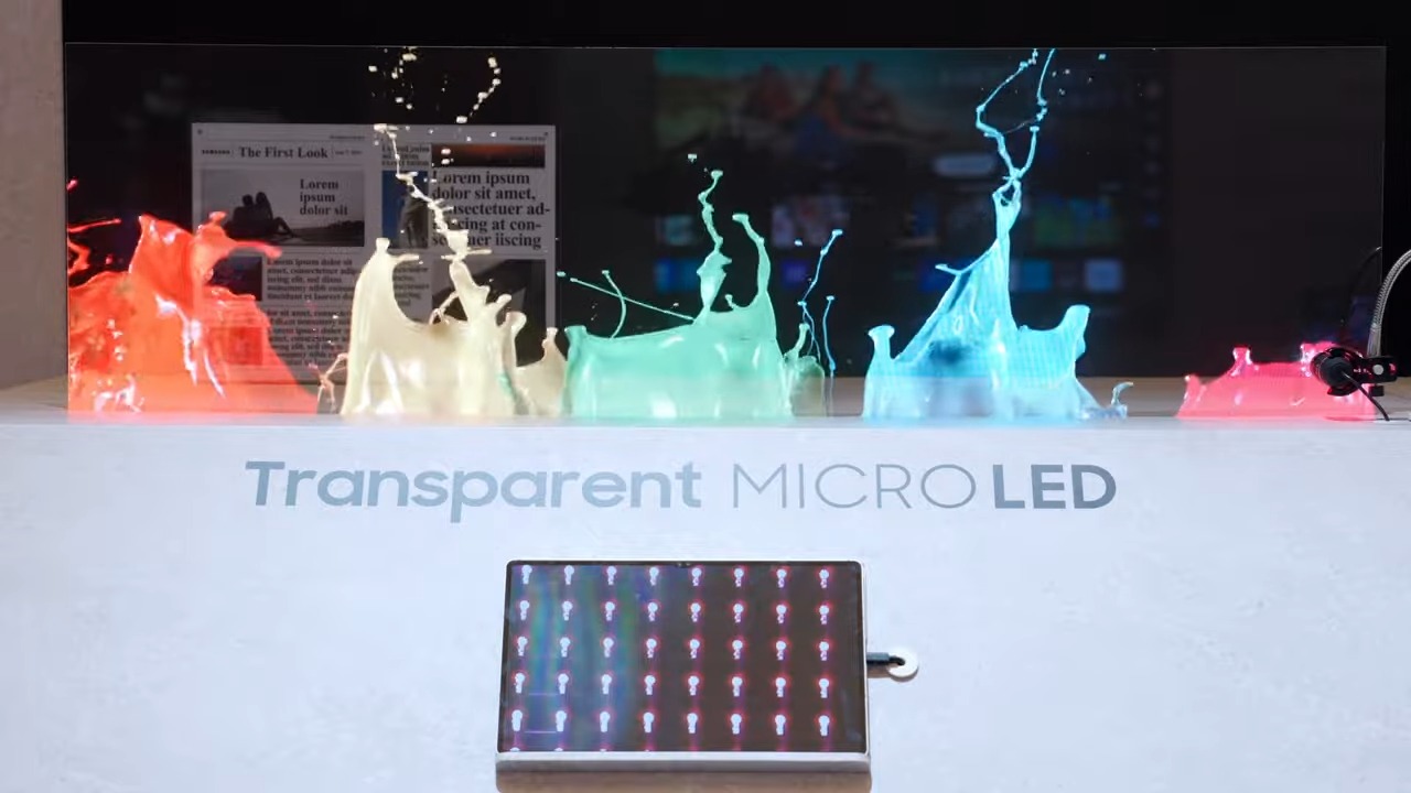 Samsung Unveils Transparent MicroLED Display at CES 2024, Transforming the Viewing Experience