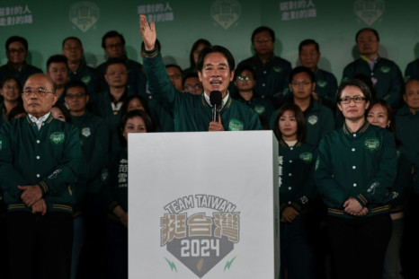 Despite Beijing's warnings that Lai's win would bring "war and decline" to Taiwan, he won comfortably with more than 40 percent of the vote Saturday