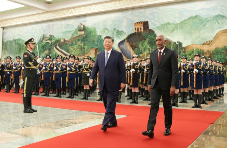 Miuzzu's trip to China this week was his first state visit since becoming president