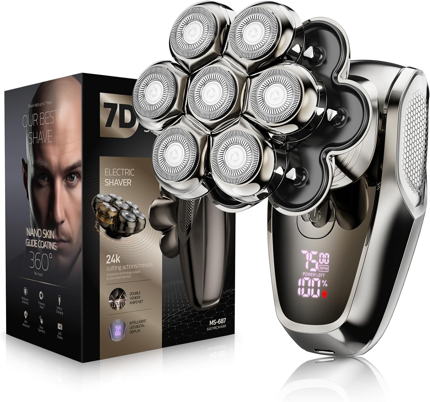 5 Top Head Shavers For Sensitive Skin 2024 Key   7d Head Shavers Bald Men 