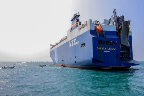 Huthi fighters seized the Galaxy Leader cargo ship last year, one of several attacks on Red Sea shipping