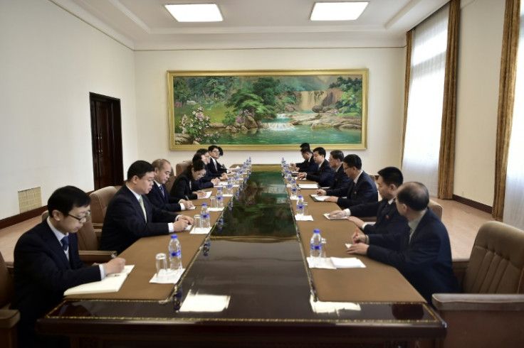 A delegation from China's foreign ministry met with their North Korean counterparts on Friday