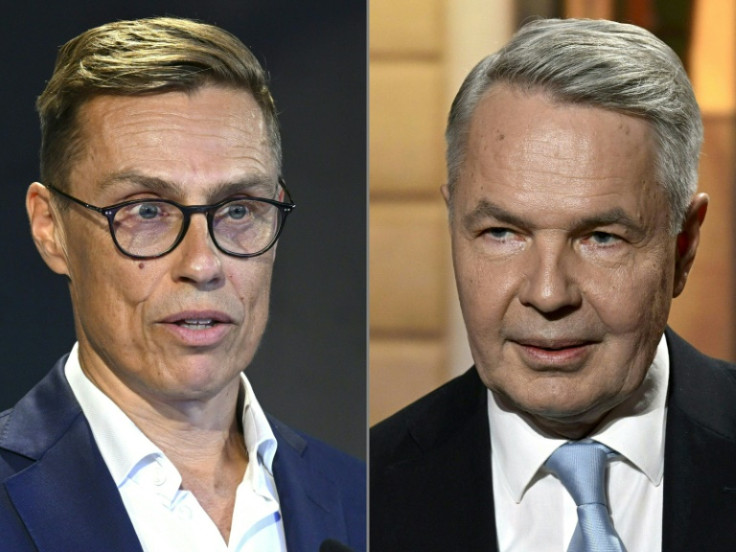 Former prime minister Alexander Stubb (left) is leading the polls but former foreign minister Pekka Haavisto (right) is hoping to become one of the few environmentalist leaders in Europe