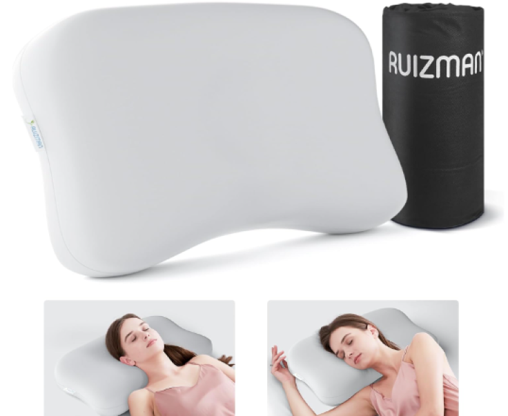  Ruizman Travel Size Memory Foam Pillows
