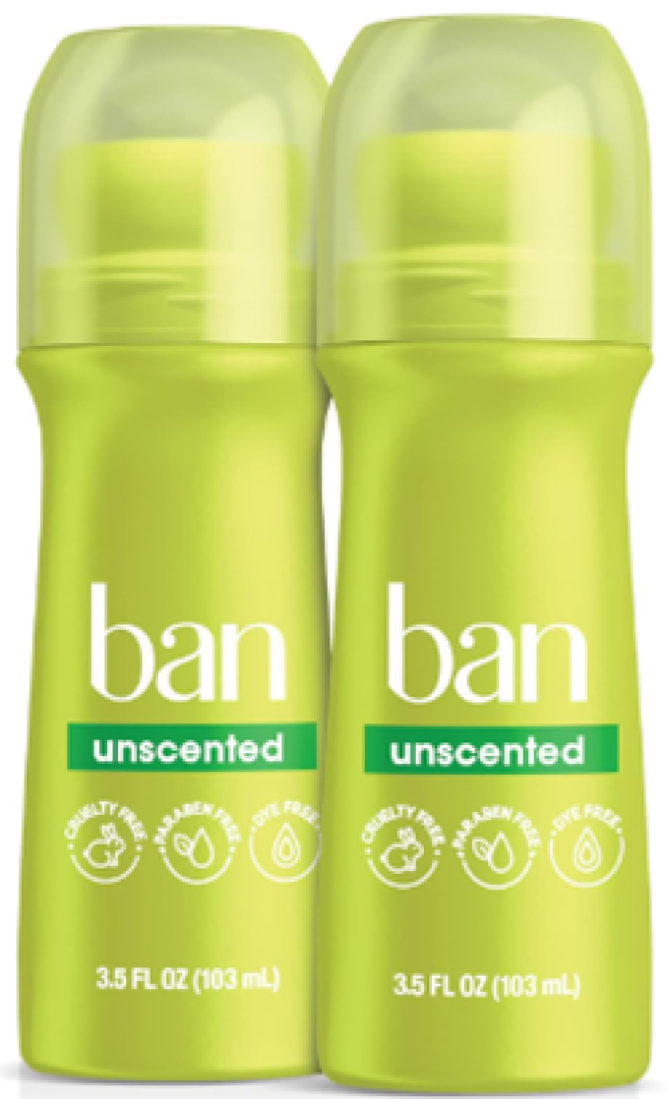  Ban Original Unscented 24-hour Invisible Antiperspirant