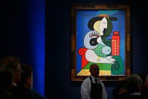 Sotheby's was responsible for the sale of 2023's most expensive works including Pablo Picasso's 'Femme a la montre' which brought in $139 million